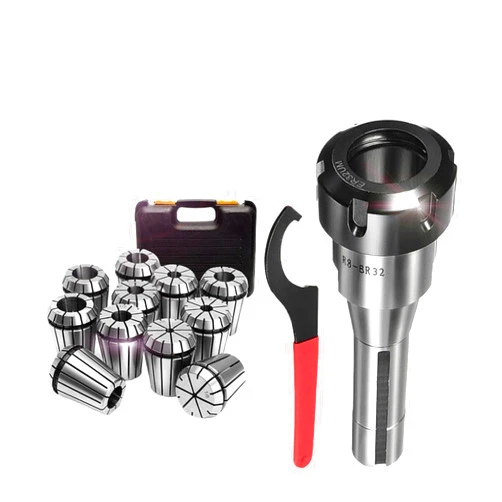 WENBIXIA ER32 Spring Collet Chuck Set R8 Tool Handle For End Milling Machines With Tool Handle Precision Carving Machine Chuck