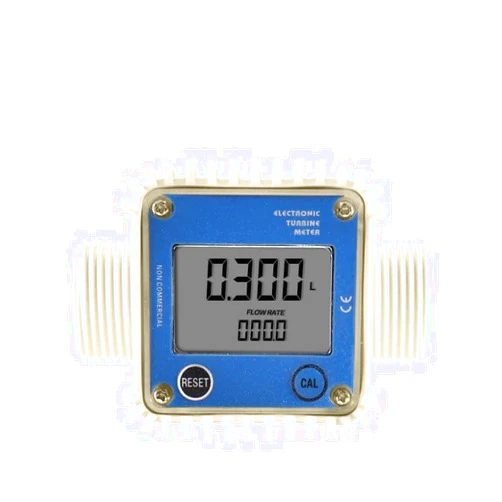 WHY-YUE Digital Turbine Flowmeter K24 Diesel Gasoline Methanol Kerosene Water Electronic Digital Liquid Meter (Color : K24-03)