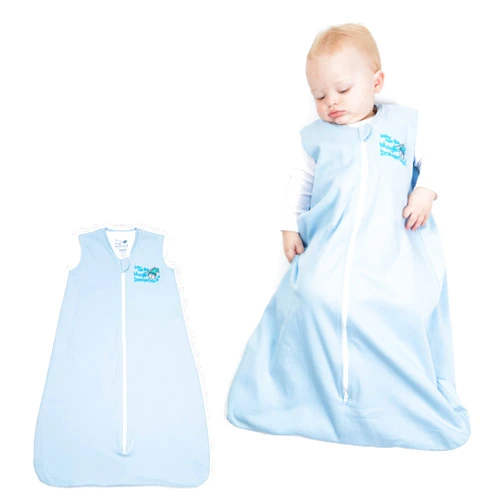 Magic Sleepsuit Baby Merlin's Magic Dreamsack - 100% Cotton Wearable Blanket Sleep Sack - Winter Baby Sleep Sack for 6-12 Months Babies - Promotes Restful Sleep and Liberty of Movement - Blue