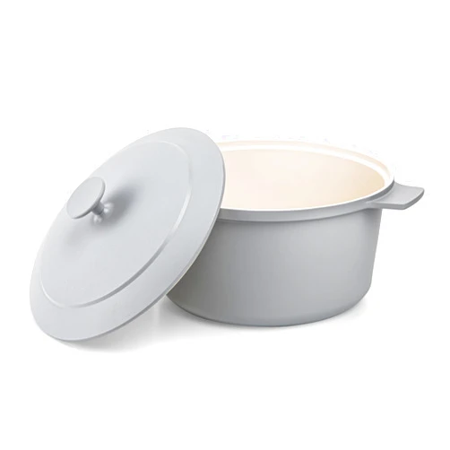 Gotham Steel 5 Qt Dutch Oven Pot with Lid, Nonstick Ceramic Dutch Oven Stock Pot, 10 in 1 Cooking Pot & Dutch Oven for Bread Baking, Lightweight, Oven & Dishwasher Safe – Gray