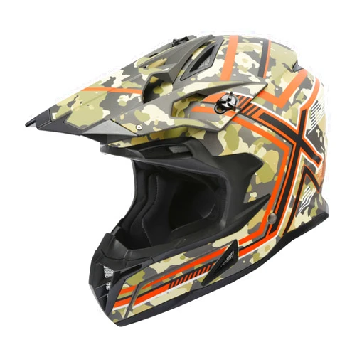 TCT-MOTORPARTS DOT Motorcycle Adult Full Face Helmet Camouflage Off Road Dirt Bike Motocross ATV MTB Helmet for Men Women X-Large