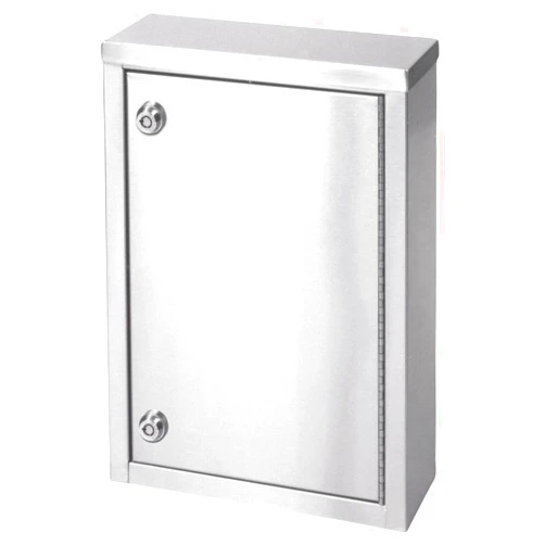 Omnimed Single Door Stainless Steel Narcotic Cabinet with Duel Locks (15