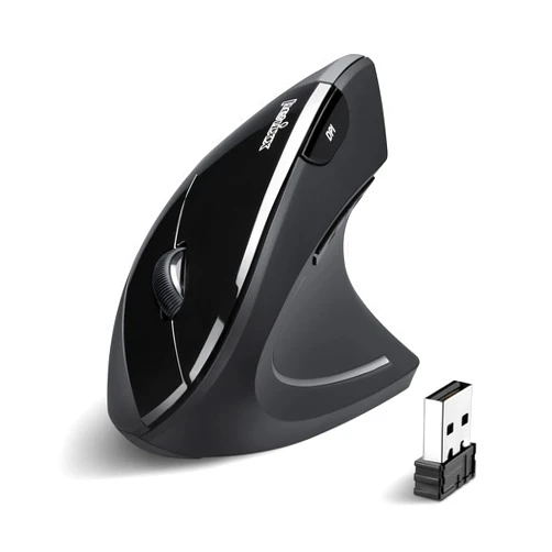 Perixx PERIMICE-713 Wireless Ergonomic Vertical Mouse - 800/1200/1600 DPI - Right Handed - Recommended with RSI User