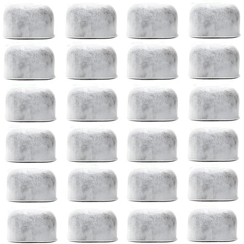 BRENSTEN Pack of 24 Replacement Charcoal Water Filters for All Cuisinart And Braun Coffee Machines - Cuisinart and Braun Compatible (NOT KEURIG) Filters Fit Both Newer & Older Models Coffee Makers