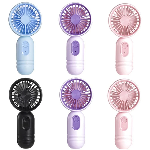 JODNO Mini Portable 6 Pack, Cute Battery Operated Lightweight Small Personal Fan with 3 Speeds and USB Rechargeable Eyelash Fan for Stylish Girls, Kids, Women, Men, Office, Outdoor, Travel, Camping