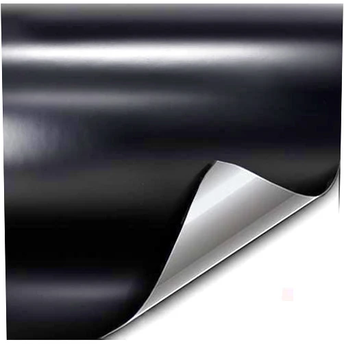 VViViD+ Satin Black Premium Adhesive Vinyl Wrap Film (1ft x 5ft)