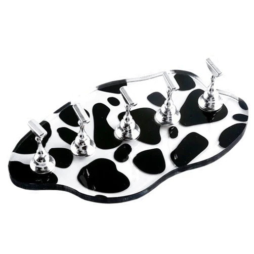 ZOQINI 1Set Acrylic Nail Stand Nail Holder for Painting Nail Durable Alloy Nail Holder Nail Display Stand Nail Practice Nail Tip Stand Highly Magnetic Nail Art Tools DIY for Homes and Salons