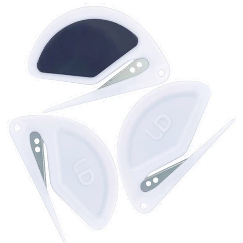 Uncommon Desks Magnetic Letter Openers - Letter Openers with Magnetic Back (White)