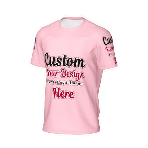 Aziucteh Custom Shirt Your Design Own Shirts Customized Personalized Logo Text Name Photo Image T-Shirt