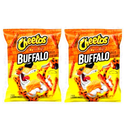 Cheetos Crunchy Buffalo (3.25oz bags)(2 pack)