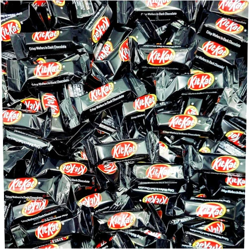 Sweetsome KitKat Dark Chocolate Miniatures, Bulk Pack Individually Wrapped Wafer Candy Bars - 2 Pound (Pack of 1)