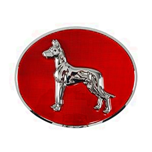 Belgrade Parts & Service, Inc. Great Dane Red 2013 Style Emblem with Adhesive Back 2 Pack