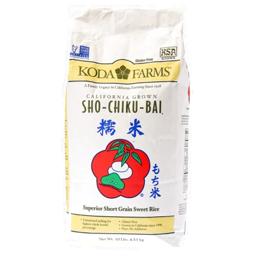 Koda Farms Sho-Chiku-Bai Sweet Rice, 10 Pound