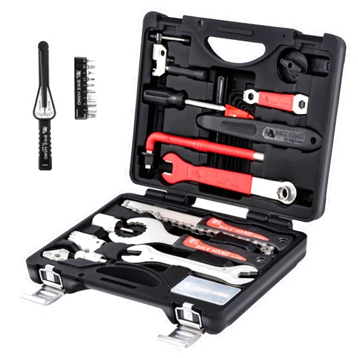 BIKE HAND BikeHand Bike Bicycle Repair Tool Kit Set - Great Bike Maintenance Tools for Mountain & Road Bike - Bike Tools Kit Set in a Neat Storage Case