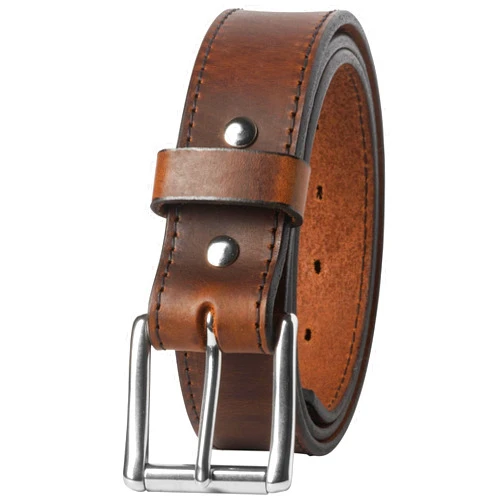 Main Street Forge American Made Leather Belt for Men | Full Grain Leather | Casual & Dress Belt | Heavy Duty & Classic Styles