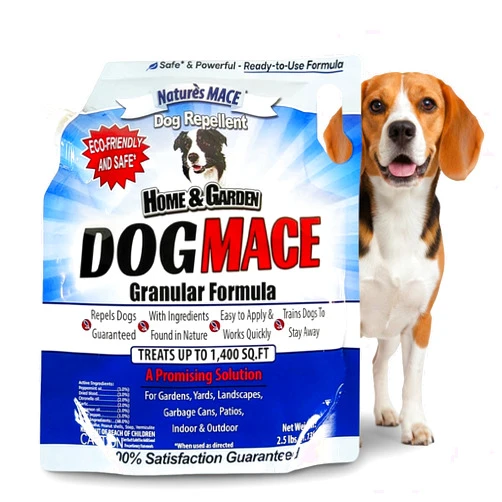 Nature's MACE Nature’s MACE Dog MACE Granular Dog Repellent, 2.5 lb – Outdoor Dog Deterrent for Lawn, Yard, Garden, and Plants, Helps Keep Dogs Away from Bushes and Flower Beds, Covers up to 1,400 Sq. Ft.
