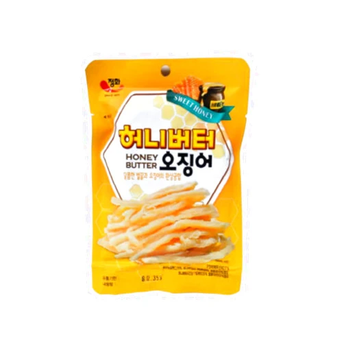 JUNGHWA Grilled Honey Butter Squid - 1.05 Ounce (Pack of 3)