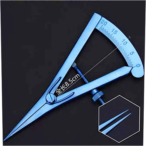 Chaoyue medical instruments co.,ltd Titanium Castroviejo Caliper Ruler Ophthalmic ENT Eye Instruments