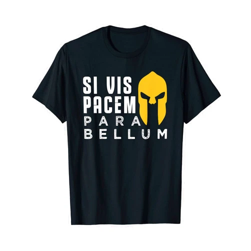 Rom Spartaner Sparta Krieger Shirts & Geschenke Cool Si Vis Pacem Para Bellum T-Shirt I Latin Slogan T-Shirt