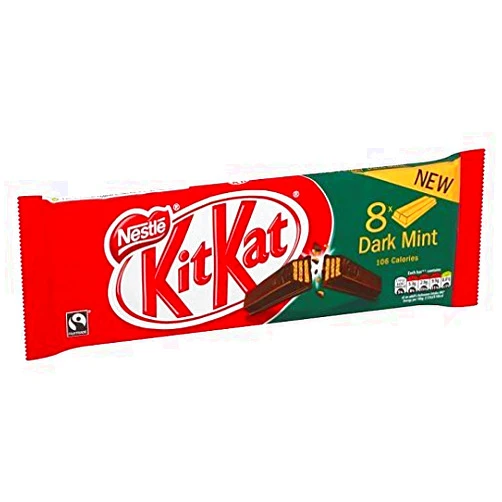 Kit Kat 2 Finger Mint 8 Pack Dark Chocolate