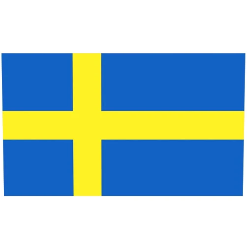 JMM Industries Sweden Flag Vinyl Decal Sticker Konungariket Sverige Swedish Car Window Bumper 2-Pack 5-Inches by 3-Inches Premium Quality UV-Resistant Laminate PDS543