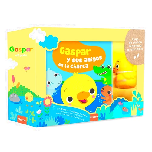 Sigrid Martinez Pena Libro de baño. Gaspar y amigos en la charca. Ecológico