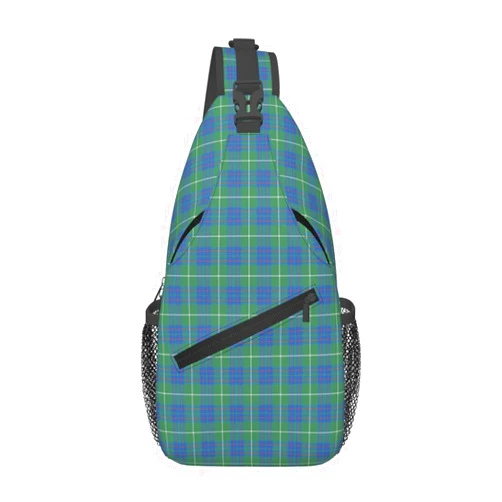 ZUOYUTONG Crossbody Sling Backpack Clan MacIntyre Hunting Ancient Tartan Shoulder Chest Bag Daypack for Traveling Sport