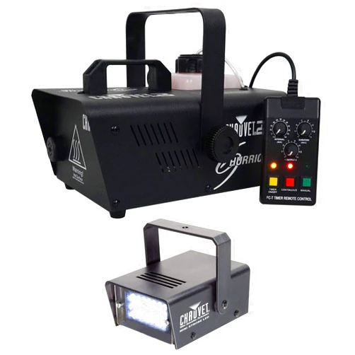 Chauvet DJ H1200 Hurricane 1200 Compact Fog Machine W/Remote Timer+Strobe Light