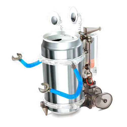 4M Toysmith, KidzRobotix Tin Can Robot, DIY Science Kits STEM Powered Kids, For Boys & Girls Ages 8+