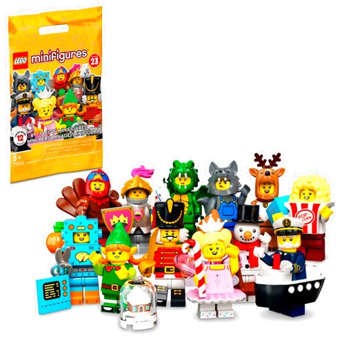 LEGO Minifigures Series 23 71034 Limited-Edition Building Toy Set; Imaginative Gift for Kids, Boys and Girls Ages 5+ (1 of 12 to Collect)