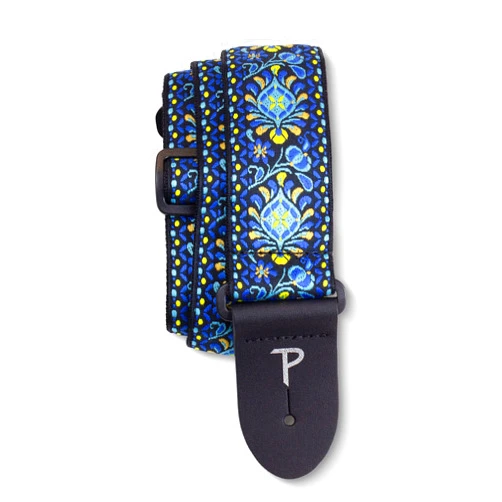 P Perri's Leathers Ltd. Perri’s Leathers Ltd. - Guitar Strap - Jacquard - Adjustable - For Acoustic/Bass/Electric Guitars - Made in Canada