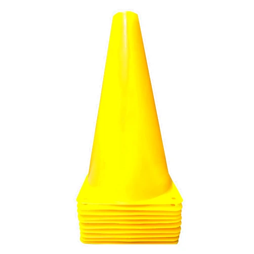 WOWGEEK 9 inch Plastic Sport Training Traffic Cone Traffic Safety Cones Sign Sport Soccer Football Training Cone Small 9