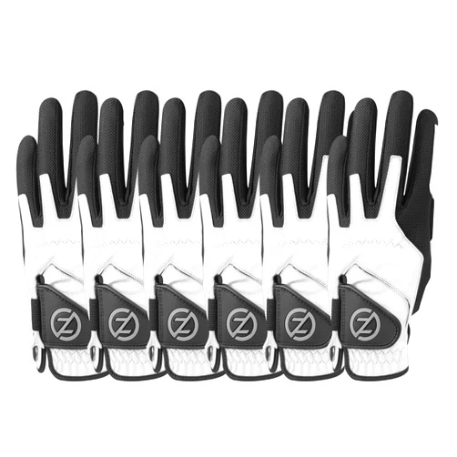 Zero Friction Men's Synthetic Gloves Pack of 6