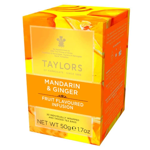 Taylors of Harrogate Mandarin & Ginger Infusion, 20 Teabags