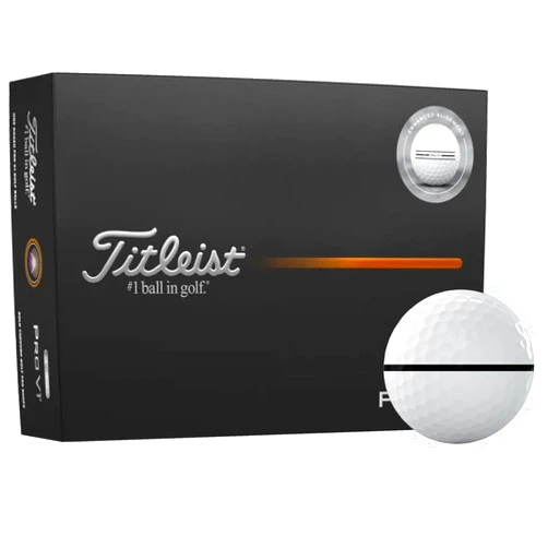 Golfballs.com Titleist Pro V1 Enhanced Alignment AlignXL Golf Balls - 2025 Model