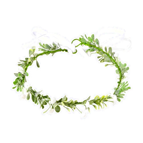Vividsun Bridal Green Leaf Crown Bohemian Headpiece Floral Headband Photo Prop (leaf)