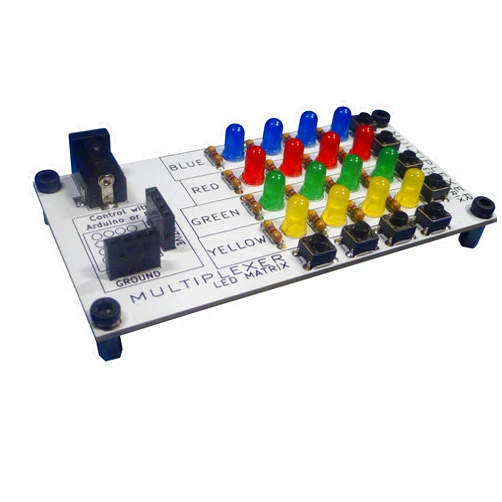 ELearnTronics Learn to Solder | Electronics Learning Board: Multiplexer | Practice Soldering & Learn Electronics Use with Arduino or Raspberry Pi