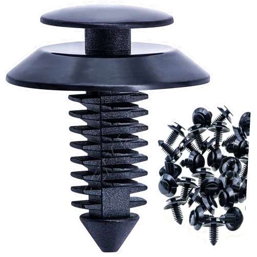Rexka 40pcs Door Trim Panel Retainers Clips Fastener for Ford N801925-S Lincoln Mercury Bronco F150 Mustang F-250 F-350