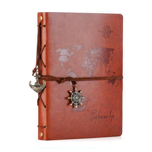 SEEHAN Scrapbook Album DIY Photo Album Travel Album Leather Scrapbook Memory Book