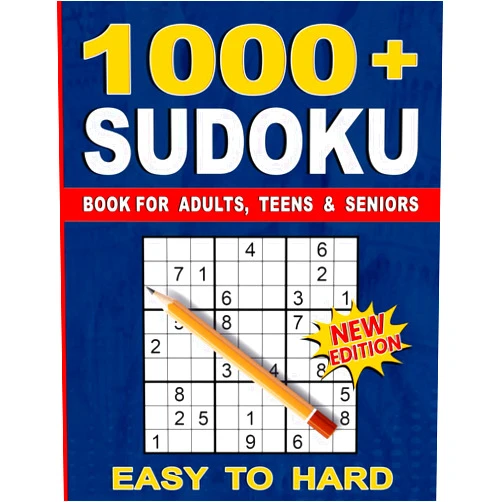 Nova Publishing XR 1000+ Sudoku Puzzles for Adults: A Book With More Than 1000 Sudoku Puzzles from Easy to Hard for adults.