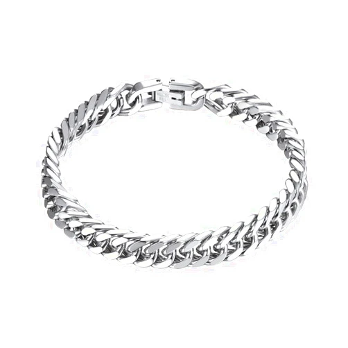 PROSTEEL Stainless Steel Franco Chain Bracelet, Trendy Chunky Bracelets for Men Women, Black/18K Gold Plated, W: 8mm/12mm/17mm, L: 7.5