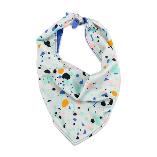 Jonathan Adler Now House by Jonathan Adler for Pets Dog Bandanas | Stylish Bandanas for Dogs | Soft and Cute Dog Accessories for All Dogs | Easy to Wear, One Size Fits Most, Terrazzo Print