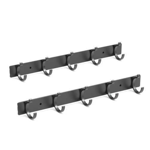 Ant Mag Magnetic Hooks for Keys C Shaped Rubber Magnets for Fridge with Non Surface Damage Perfect for Hanging Utensils Grills Towels Hats & Light Accessories 5 Hooks/Pack, 2 Pack