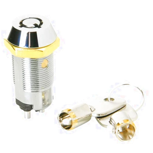 Parts Express On/Off Key Switch with 2 Round Keys (1)