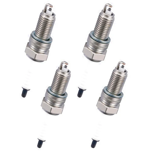 BDFHYK DPR7EA-9 Spark Plugs Compatible with Honda Yamaha Arctic Cat Suzuki Triumph Kawasaki Universal Motorcycle Spark Plugs Replacement for 5129 Set of 4