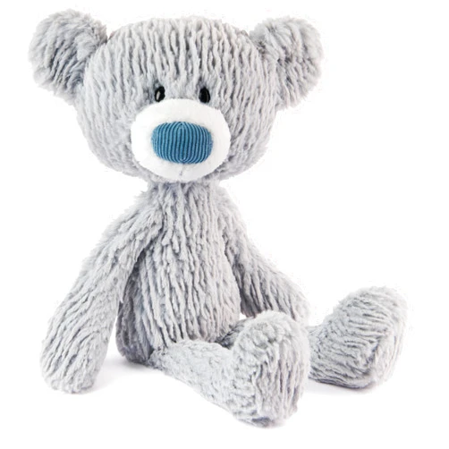 GUND Toothpick Wavy Bear, Teddy Bear Stuffed Animal for Ages 1 and Up, Gray, 15”
