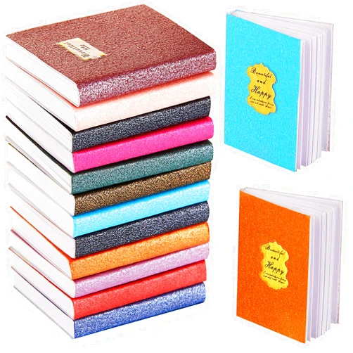 Sumind 12 Pieces 1:12 Scale Miniatures Dollhouse Books Assorted Miniatures Dollhouse Mini Books Decoration Accessories Doll Toy Supplies(Assorted Style)