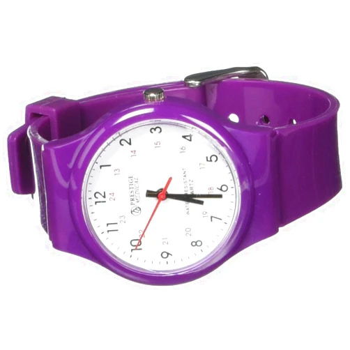 Prestige Medical Quartz Student Scrub Watch, Purple, 1.65 Ounce