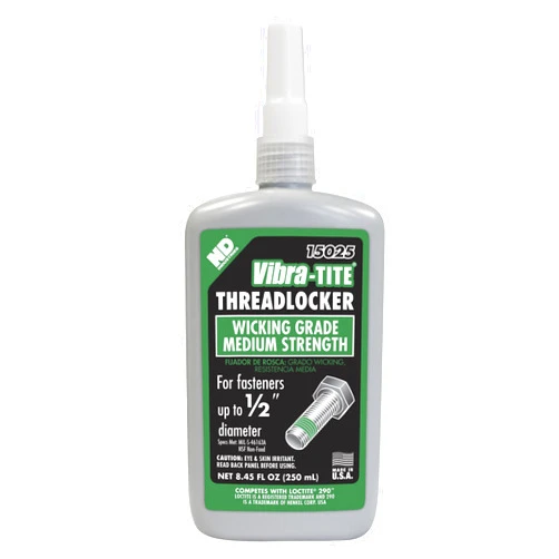 Vibra-TITE - 15025 150 High Strength Anaerobic Threadlocker, 250 ml Bottle, Green
