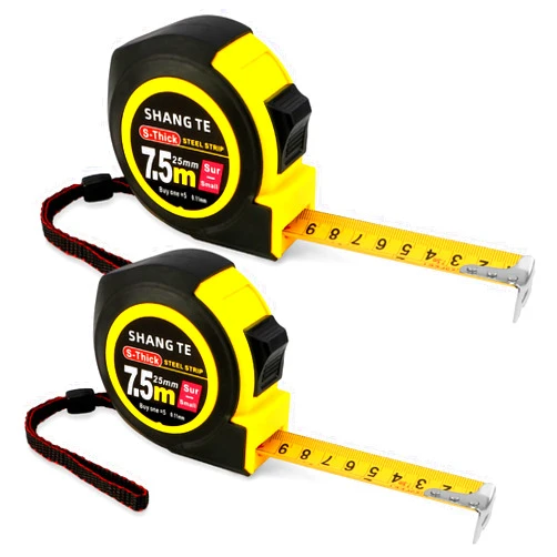 UnslQonds Tape Measure 25 ft, 2 Pack Measuring Tape, Metric Tape Measure with Fractions Measuring Tape Retractable Tape Measure Tape Measurer 25' Tape Measure 25 Foot Tape Measure Magnetic Engineer Tape Measure
